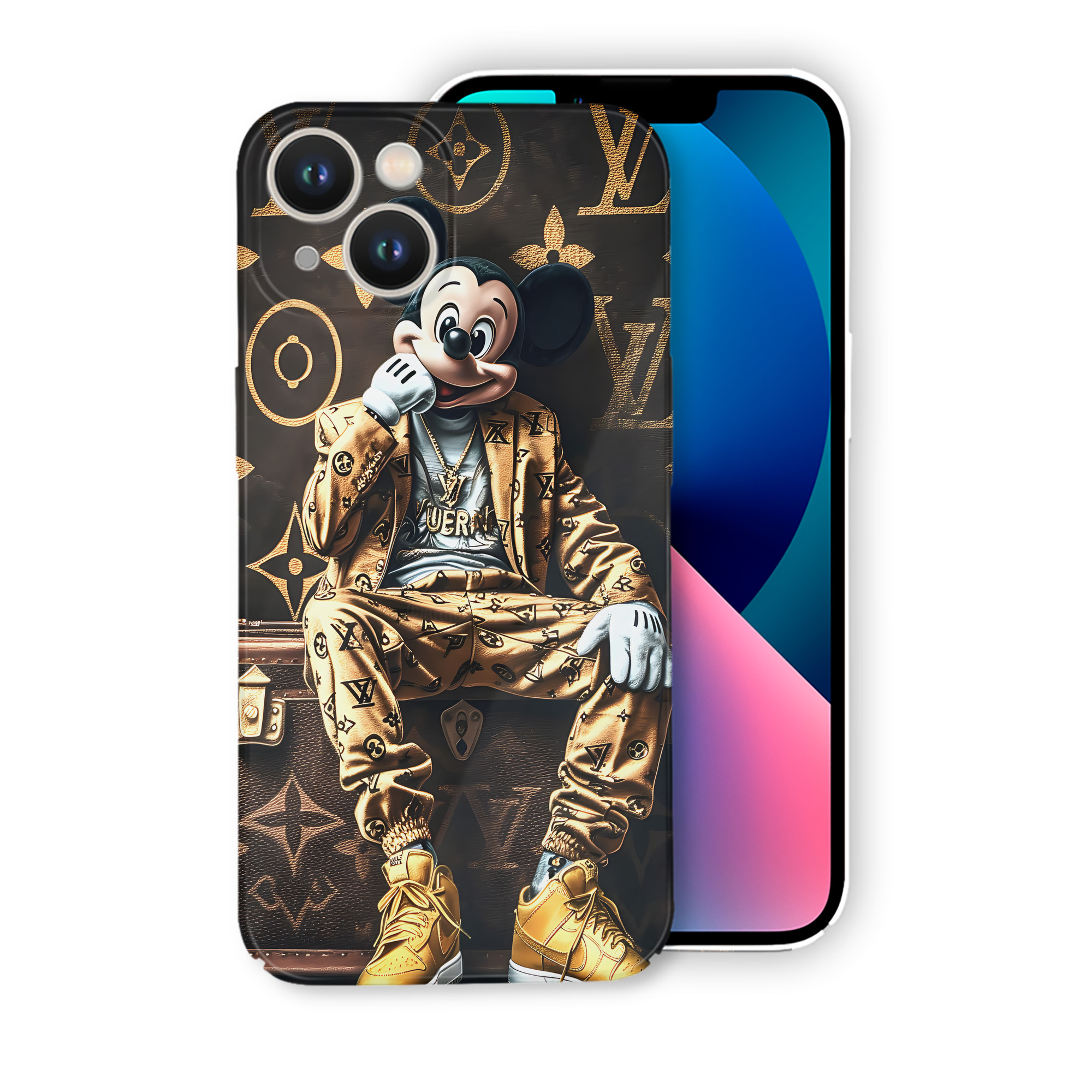 （画像用） ミッキーマウス Mickey Mouse 【iPhone 14シリーズ対応】ハードケース